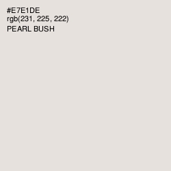 #E7E1DE - Pearl Bush Color Image